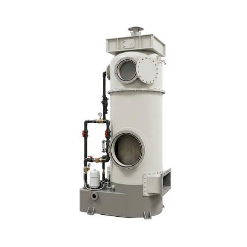 Vertical Packed Bed Scrubber - VCS / VS Series - Plasticair Environmental